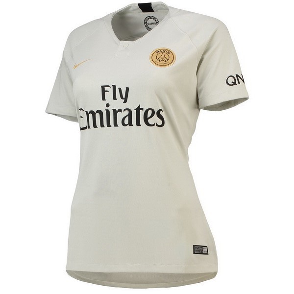 Maillot Football Paris Saint Germain Exterieur Femme 2018-19 Blanc